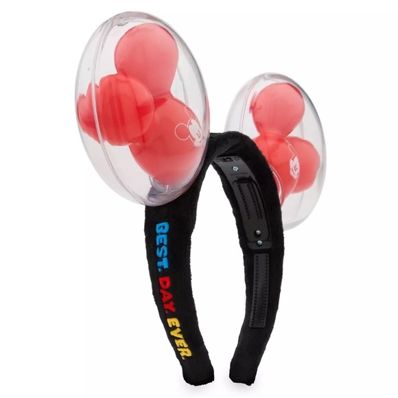 NWT Mickey Mouse Balloon Light-Up Ears Headband for Adults - Picture 2 of 13